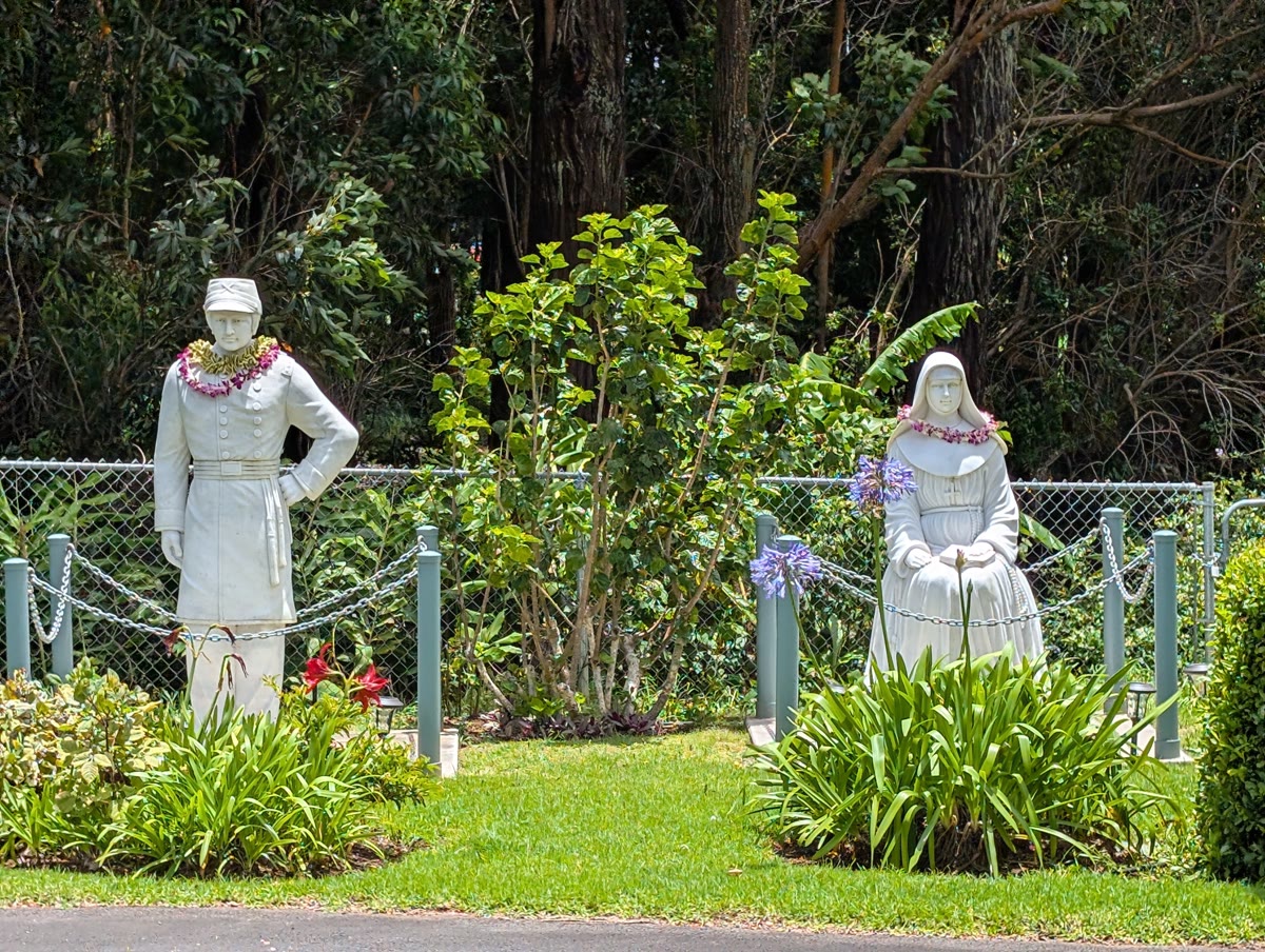 Servant of God Joseph Dutton and St. Marianne Cope, remembered together in Hawaii